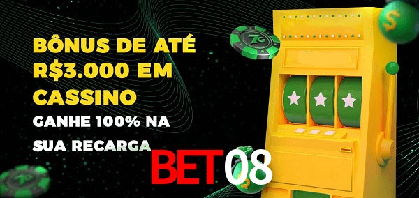 Bet08 melhor bônus de depósito